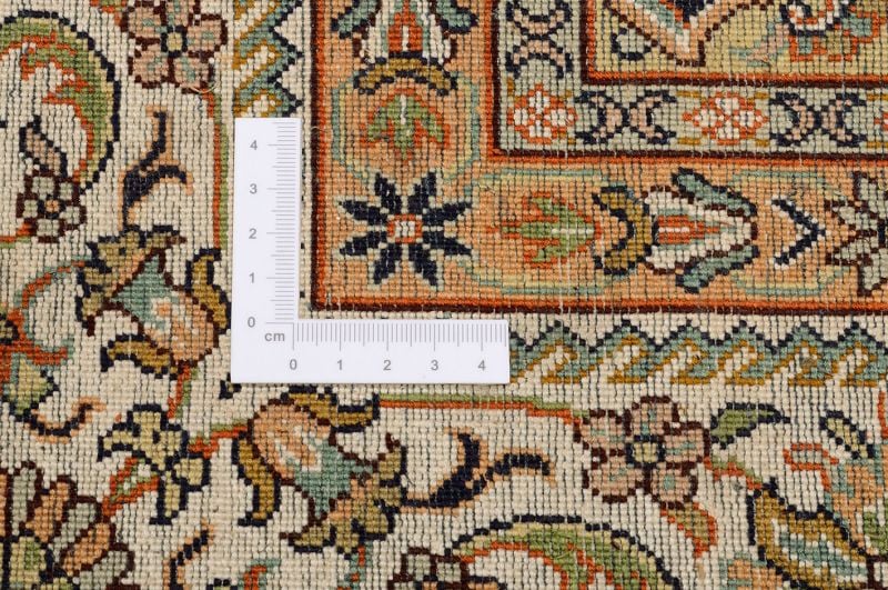 Kashmir Orientteppich 171 × 252 cm, Seide, handgeknüpft