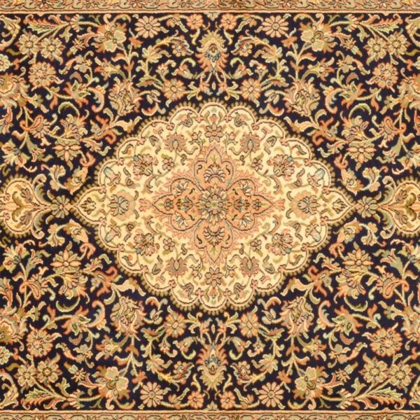 Kashmir Orientteppich 171 × 252 cm, Seide, handgeknüpft