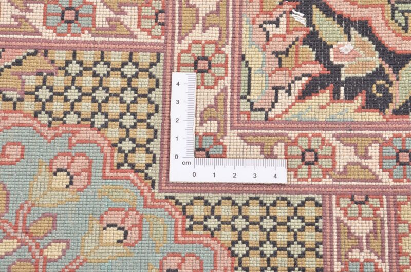 Kashmir Orientteppich 173 × 246 cm, Seide, handgeknüpft
