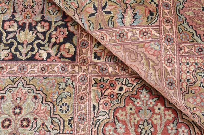 Kashmir Orientteppich 173 × 246 cm, Seide, handgeknüpft