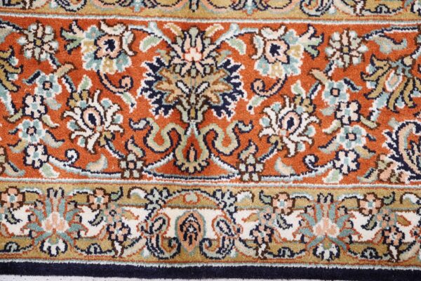 Kashmir Orientteppich 175 × 245 cm, Seide, handgeknüpft