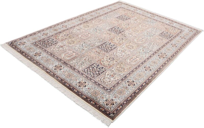 Kashmir Orientteppich 175 × 246 cm, Seide, handgeknüpft