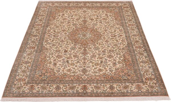 Kashmir Orientteppich 175 × 251 cm, Seide, handgeknüpft