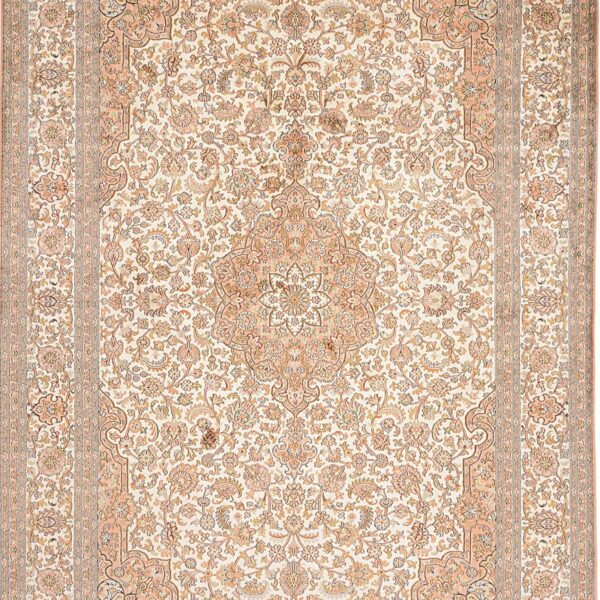 Kashmir Orientteppich 175 × 251 cm, Seide, handgeknüpft