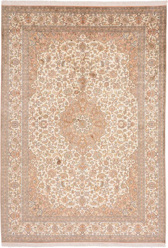 Kashmir Orientteppich 175 × 251 cm, Seide, handgeknüpft