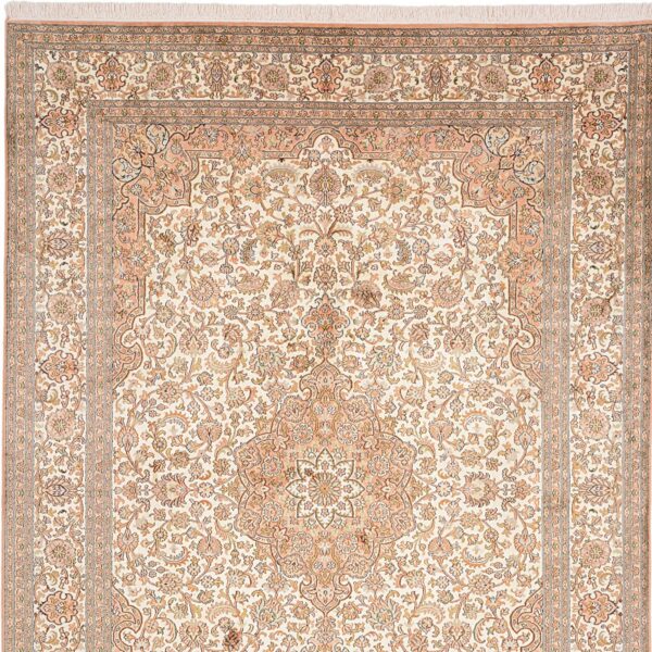 Kashmir Orientteppich 175 × 251 cm, Seide, handgeknüpft