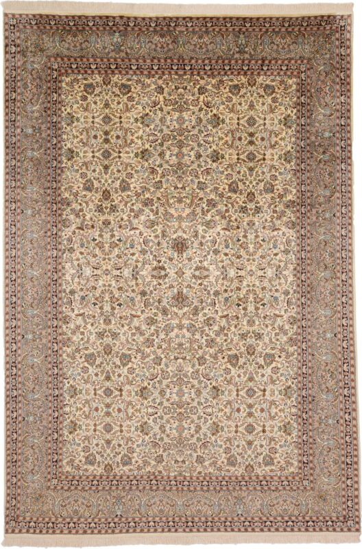 Kashmir Orientteppich 180 × 266 cm, Seide, handgeknüpft