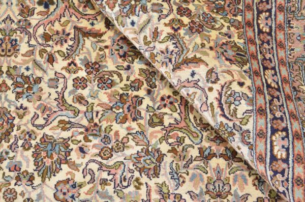 Kashmir Orientteppich 180 × 266 cm, Seide, handgeknüpft