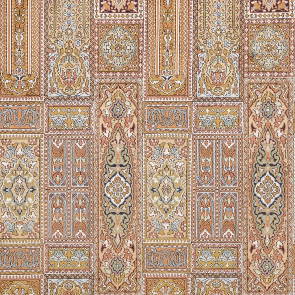 Kashmir Orientteppich 182 × 277 cm, Seide, handgeknüpft