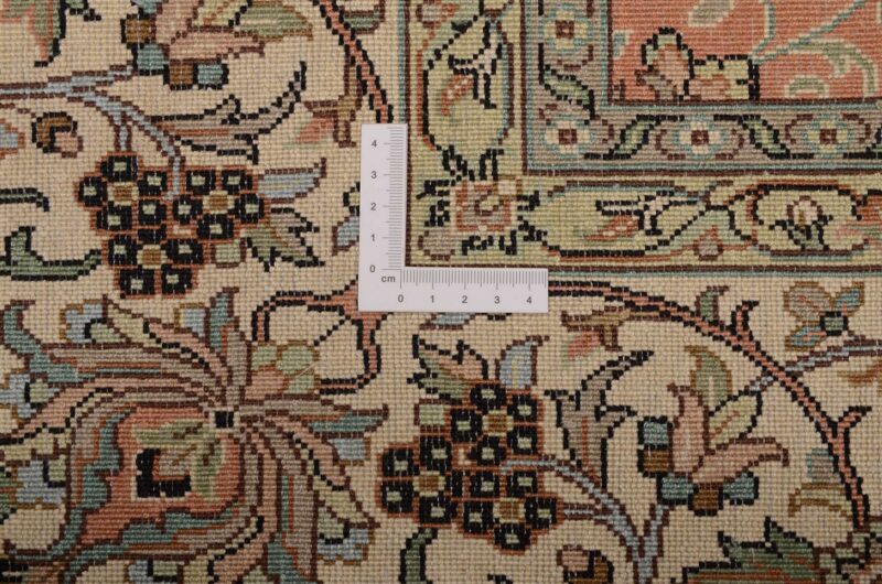 Kashmir Orientteppich 182 × 289 cm, Seide, handgeknüpft