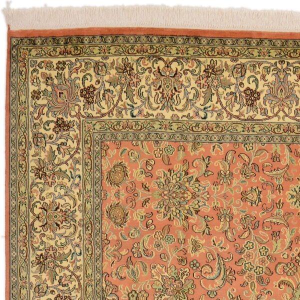 Kashmir Orientteppich 182 × 289 cm, Seide, handgeknüpft
