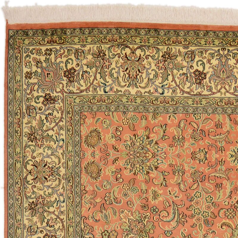 Kashmir Orientteppich 182 × 289 cm, Seide, handgeknüpft