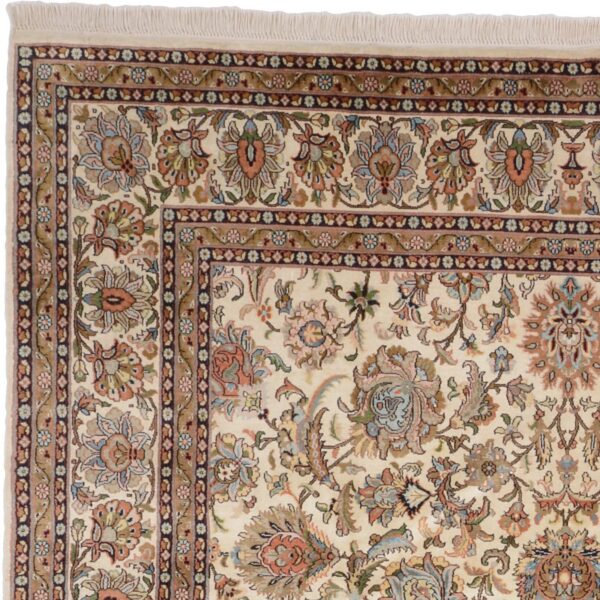 Kashmir Orientteppich 182 × 290 cm, Seide, handgeknüpft fein