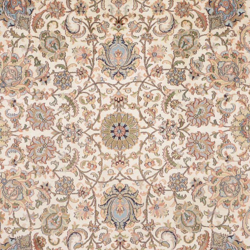 Kashmir Orientteppich 182 × 290 cm, Seide, handgeknüpft fein