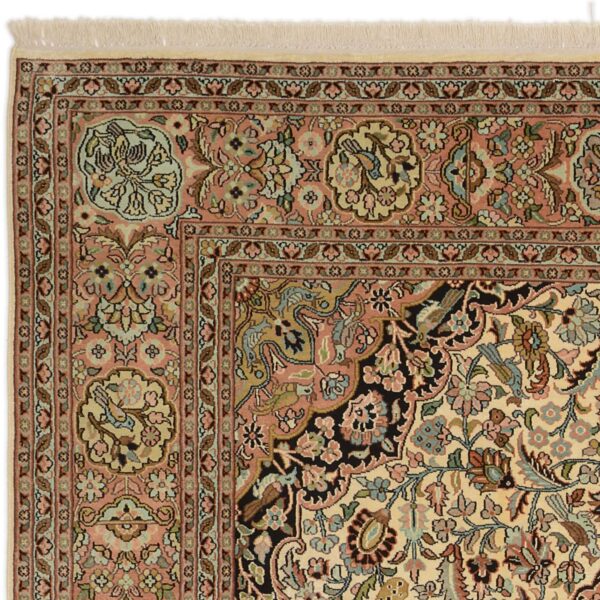 Kashmir Orientteppich 184 × 269 cm, Seide, handgeknüpft