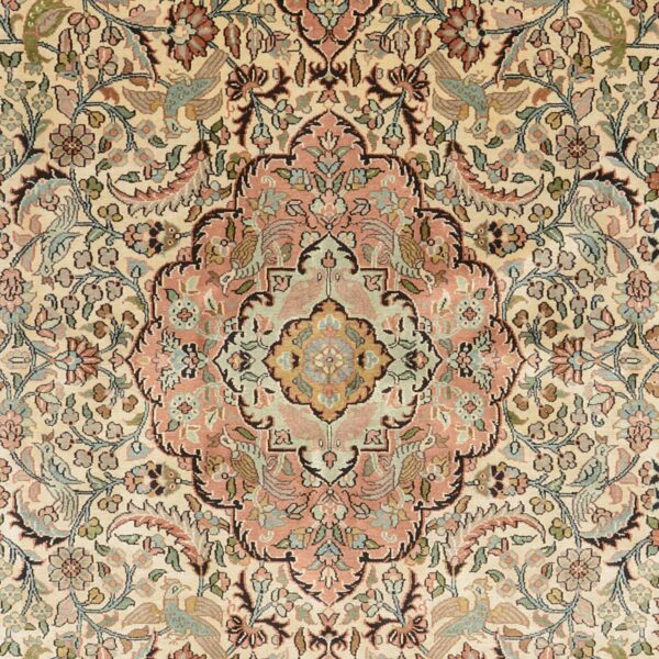 Kashmir Orientteppich 184 × 269 cm, Seide, handgeknüpft