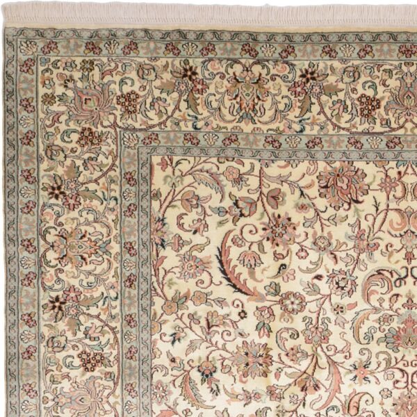 Kashmir Orientteppich 184 × 280 cm, Seide, handgeknüpft edel
