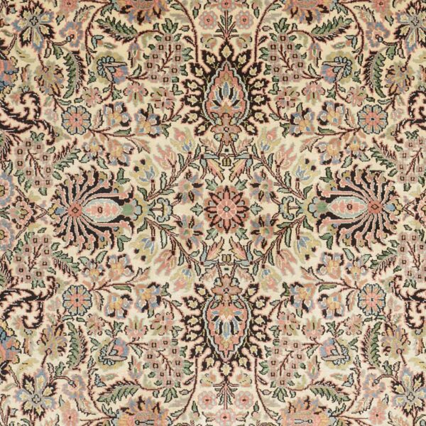 Kashmir Orientteppich 185 × 271 cm, Seide, handgeknüpft