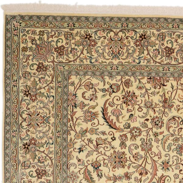 Kashmir Orientteppich 185 × 277 cm, Seide, handgeknüpft