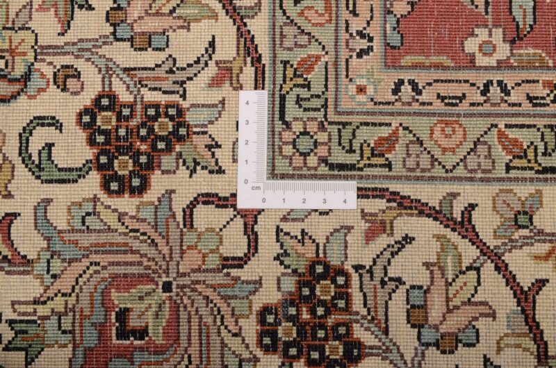 Kashmir Orientteppich 185 × 279 cm, Seide, handgeknüpft