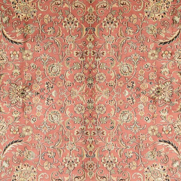 Kashmir Orientteppich 185 × 279 cm, Seide, handgeknüpft