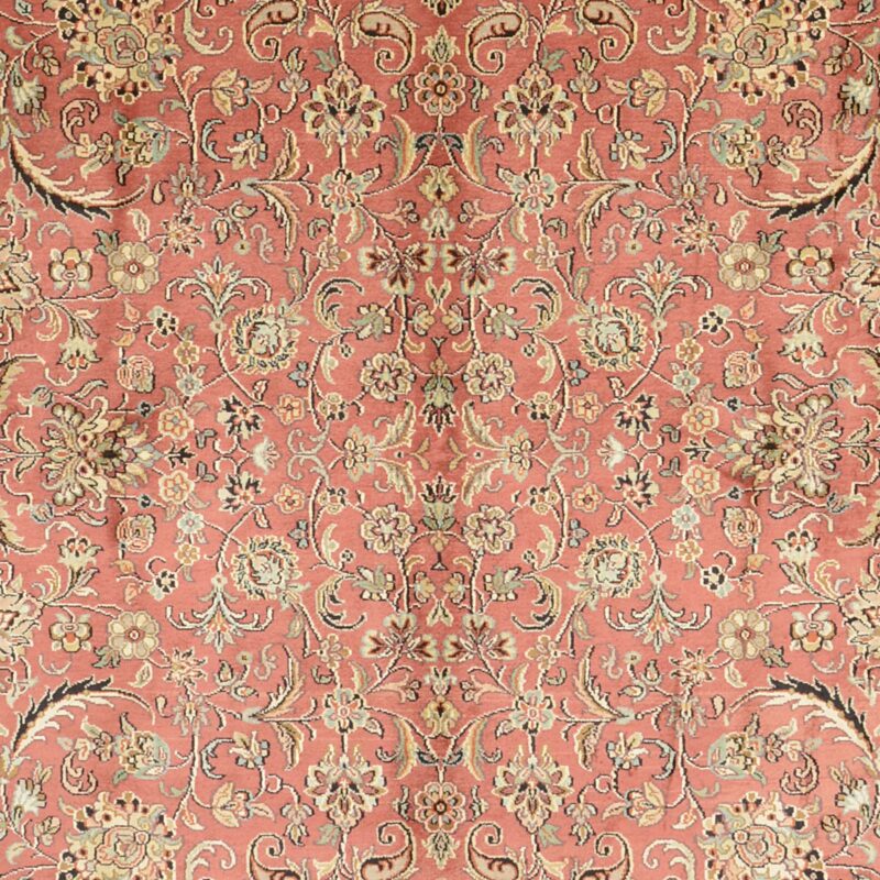 Kashmir Orientteppich 185 × 279 cm, Seide, handgeknüpft