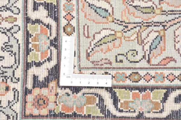 Kashmir Orientteppich 187 × 253 cm, Seide, handgeknüpft