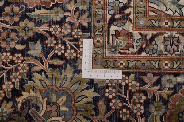 Kashmir Orientteppich 187 × 270 cm, Seide, handgeknüpft