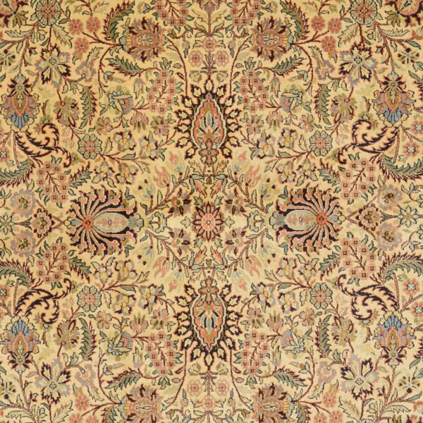 Kashmir Orientteppich 187 × 270 cm, Seide, handgeknüpft