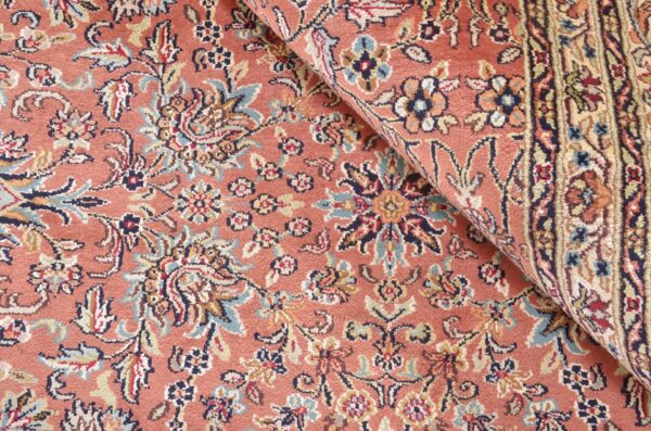 Kashmir Orientteppich 189 × 277 cm, Seide, handgeknüpft