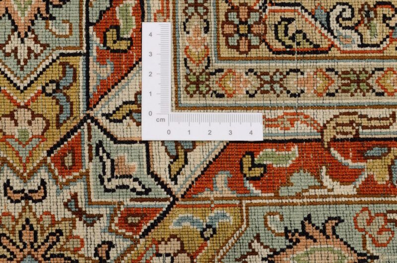 Kashmir Orientteppich 190 × 275 cm, Seide, handgeknüpft