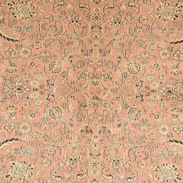 Kashmir Orientteppich 190 × 281 cm, Seide, handgeknüpft