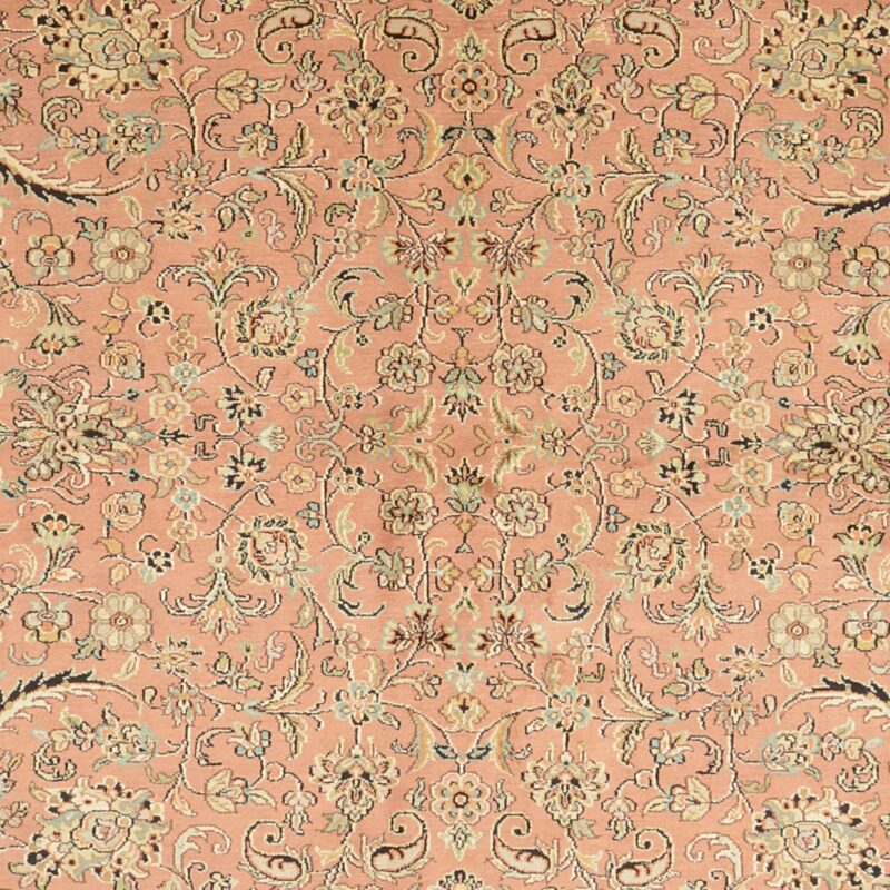 Kashmir Orientteppich 190 × 281 cm, Seide, handgeknüpft