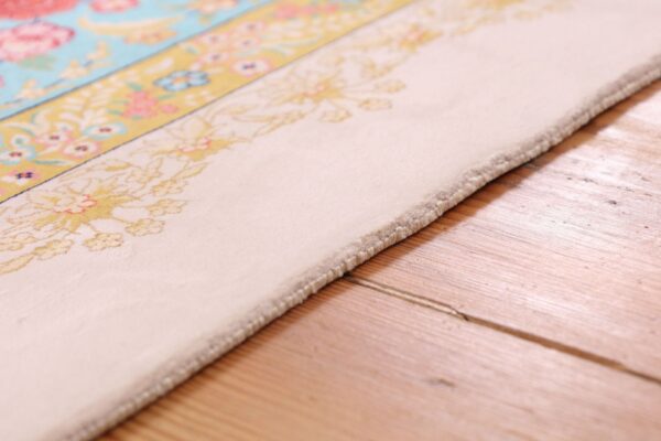 Kashmir Orientteppich 200 × 300 cm, Seide, handgeknüpft
