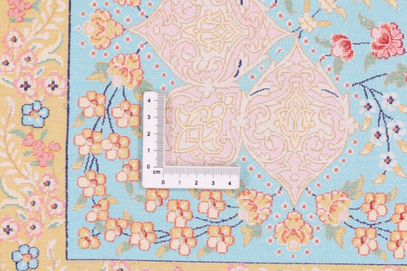 Kashmir Orientteppich 200 × 300 cm, Seide, handgeknüpft