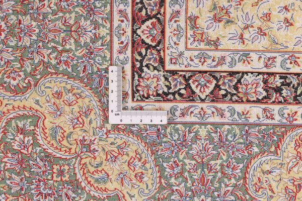 Kashmir Orientteppich 200 × 300 cm, Seide, handgeknüpft edel
