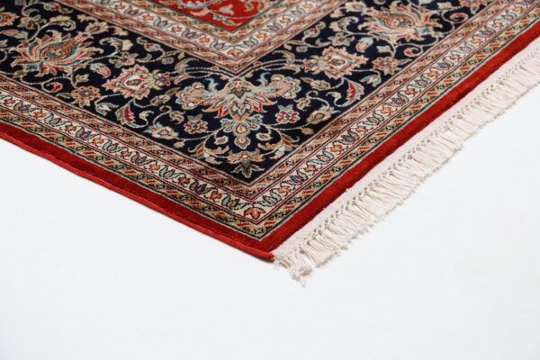 Kashmir Orientteppich 201 × 299 cm, Seide, handgeknüpft