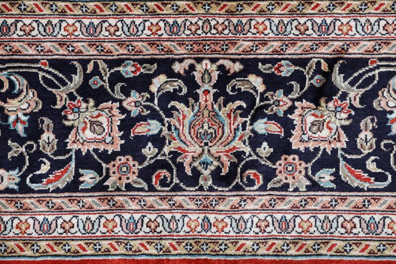 Kashmir Orientteppich 201 × 299 cm, Seide, handgeknüpft