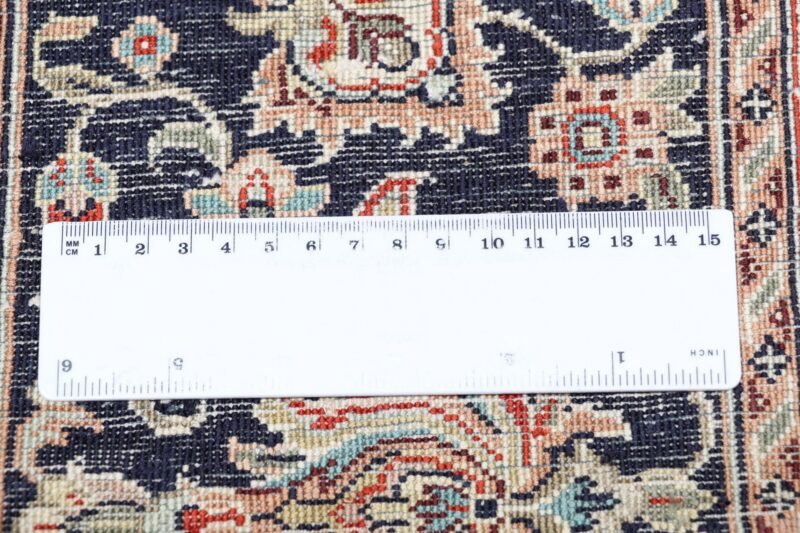 Kashmir Orientteppich 201 × 299 cm, Seide, handgeknüpft