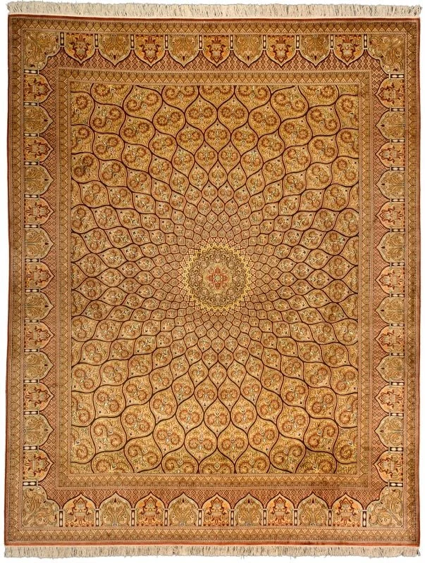 orientteppich-kashmir-204-x-255-cm-seide-handgeknupft.jpg Kashmir Orientteppich 204 × 255 cm, Seide, handgeknüpft