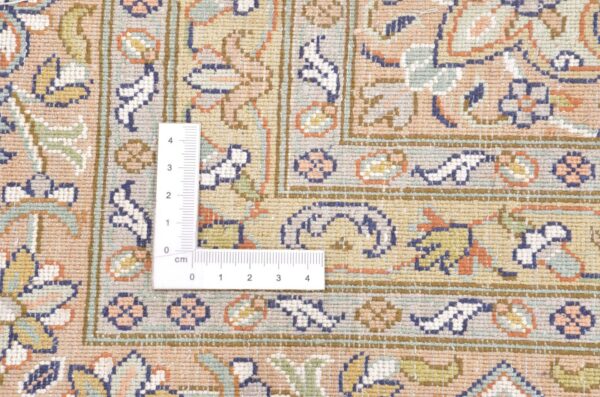 Kashmir Orientteppich 213 × 310 cm, Seide, handgeknüpft