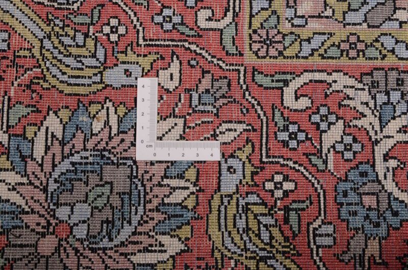 Kashmir Orientteppich 214 × 316 cm, Seide, handgeknüpft