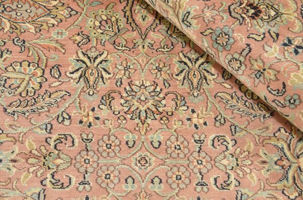Kashmir Orientteppich 215 × 309 cm, Seide, handgeknüpft