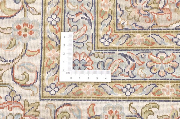 Kashmir Orientteppich 216 × 311 cm, Seide, handgeknüpft