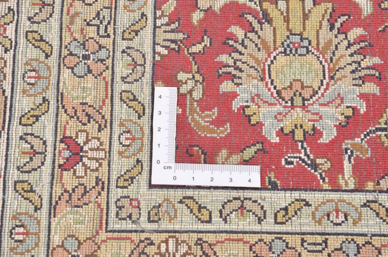 Kashmir Orientteppich 220 × 305 cm, Seide, handgeknüpft edel
