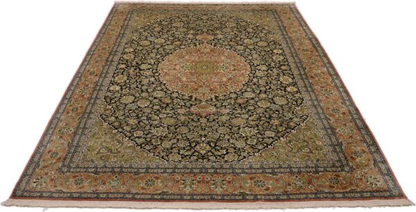 Kashmir Orientteppich 223 × 320 cm, Seide, handgeknüpft