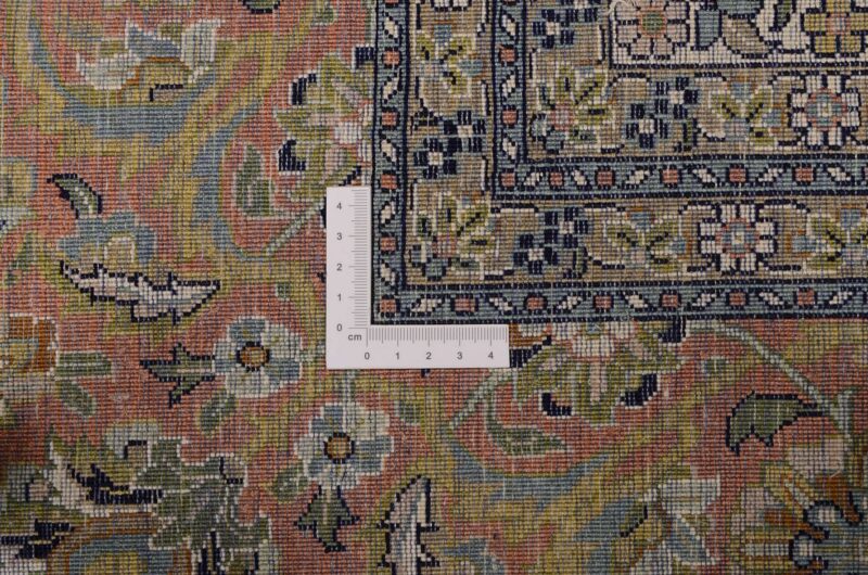 Kashmir Orientteppich 223 × 320 cm, Seide, handgeknüpft