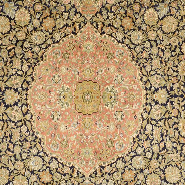 Kashmir Orientteppich 223 × 320 cm, Seide, handgeknüpft
