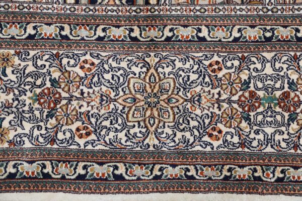 Kashmir Orientteppich 245 × 245 cm, Seide, handgeknüpft
