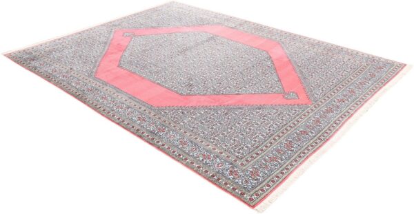 Kashmir Orientteppich 245 × 326 cm, Seide, handgeknüpft